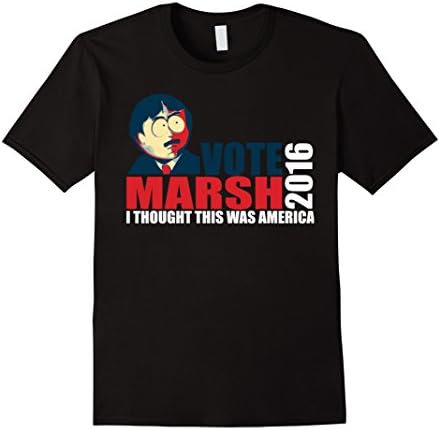 Men's Randy Marsh 2016 T-Shirt - I Thought This Was America Medium Black