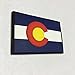 American Sheepdog Colorado State Flag PVC Patch - Full Color Edition