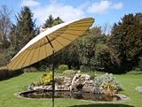 from GreatGardensOnline GreatGardensOnline 2.6m Shanghai Style Tilting Parasol Cream GGOPARA18