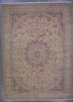 10x14 WOOL & SILK 400 KPSI* PERSIAN NAIN AREA 