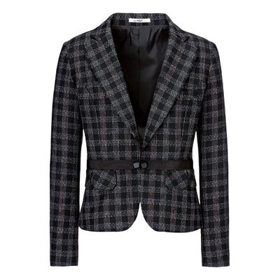 きちんと見えて可愛いツイードチェック【ジャケット】《051-LJ0157》