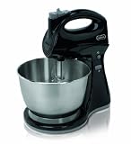 #7: Sunbeam FPSBHS0302 250 Watt 5 Speed Hand and Stand Mixer Combo, Black Sunbeam FPSBHS0302