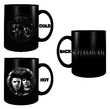 SUPERNATURAL TV SERIES Disappearing Sam & Dean Coffee MUG On Sale