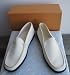 Tod's Men Leather Barca Driver Moc Loafers Shoes 10.5 US Size 11.5 White