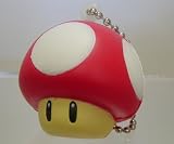 41Aj3ejff L. SL160  Nintendo Super Mario Brothers Soft Squishy Figure Keychain RED Mushroom