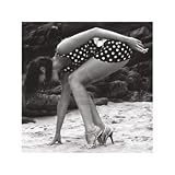 Girl in a Polka Dot Dress - Fine Art Print - 40x40cm - Art247 Poster Print