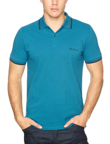 Ben Sherman Romford MB2100M Herren Shirts/T-Shirts, Gr. 54 (XL), Gr&uuml;n (petroleum 49z) Preisvergleich