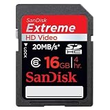 SanDisk Extreme HD Video 16 GB SDHC Class 6 Memory Card  (SDSDRX3-016G-A21)