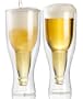 infactory Doppelwandiges Bierglas, 0,33l im 2er-Set