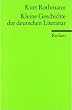 Kleine Geschichte der deutschen Literatur