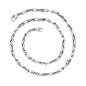 Elegant Figure 8 Mens Stainless Steel Necklace