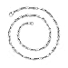 Elegant Figure 8 Mens Stainless Steel Necklace