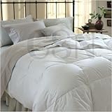 Down Alternative White Comforter Size: Full/Queen