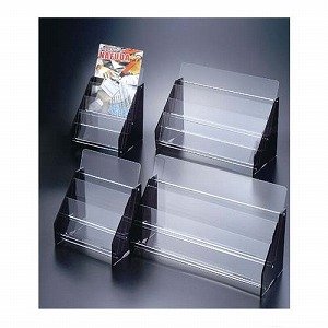 【クリックで詳細表示】ベロス パンフレットスタンド A4判 2列3段 PE-423A 透明： 文房具・オフィス用品