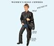 Women's Purple Rose Combo Leather Jacket - Removable Liner, Side Laces, Elastic Back, Zippered Sleeves