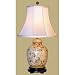 27 Inch Birds and Flowers Jar Lamp