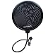 Auphonix Microphone Pop Filter (MPF-1) 6-inch Diameter With Double Mesh Filter Screen