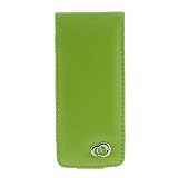 Premium Kroo Green Flip Melrose Leather Case + Premium Reusable LCD Screen Protector + Rapid Car charger + Home Travel Charger + USB Data Cable for Apple iPod nano 8GB 16Gb Chromatic 4th Generation