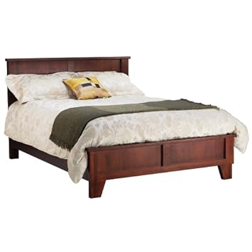 Modus Furniture Canyon King Size Panel Bed, Saddlebrown