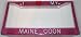 maine coon - Pink Glitter I Love My Maine Coon Frame