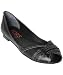 KORS Michael Kors KORS black leather 'Thames' peep toe flats