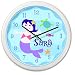 Olive Kids Mermaids Clock Personalized