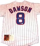 Andre Dawson Autographed Chicago Cubs MLB Baseball Jersey