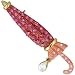 Pink Umbrella Brooch & Pins