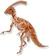 3-D Wooden Puzzle - Parasaurolophus -Affordable Gift for your Little One! Item #DCHI-WPZ-J015