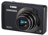 Samsung PL70 Digitalkamera (12 Megapixel, 5-fach Zoom, 7,6 cm (3 Zoll) Display) black - 
