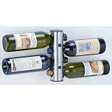 Wine Line WL-N026 4 Bottle Stainless Steel Wall Wine Rack