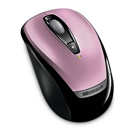 Microsoft Wireless Mobile Mouse 3000 6BA-00037 - Pink