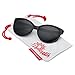 grinderPUNCH Women's Polarized Cateye Sunglasses Lentes Black
