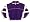 Purple/white