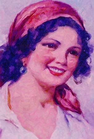 Custom Order #BP-WWJ, Oil on Canvas, Custom Painting of The Person You Love, For 1 Person of Customer's Choice, Style: Expressionism, with Signature Text 