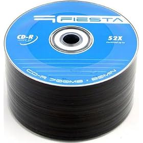 Fiesta CD-R 52x, 50 pi�ces en shrink