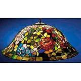 Meyda Tiffany 31124 Rosebush Pendant - Mahogany Bronze Finish with Stained