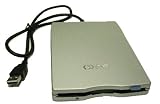 Externes USB Diskettenlaufwerk / Floppy Laufwerk / Silber / Hersteller 3PA