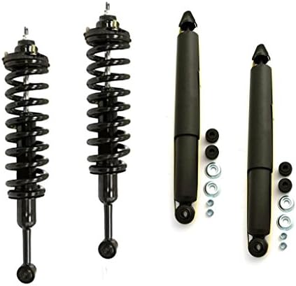 2 Front Complete Struts + 2 Rear Shocks fit 2007 - 2009 Toyota FJ Cruiser