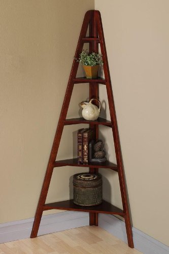 Ladder Corner Bookshelf
