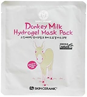 SKIN CERAMIC Donkey Milk Hydrogel Mask Pack* 3pcs - Korea Imported