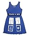 Doctor Who- Tardis Costume Dress Mini Dress Size M Blue