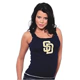 San Diego Women's Swarovski Crystal Necklace Tank Top By Majestic Threads