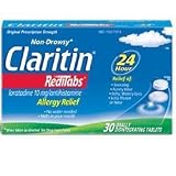 Claritin RediTabs 24 Hour Allergy, Non-Drowsy, Loratadine Orally Disintegrating Tablets , 30 RediTabs