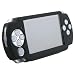 Silicone Skin Case for Sony PSP Slim 2000, Black