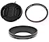 Fotasy HNCP17Kit Essential Accessory Kit for Nikon Coolpix P7700 P7800 : Metal Hood replaces HN-CP17, 58MM Pro1D UV Filter and Lens Cap