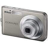 Nikon Coolpix S210 8MP Digital Camera with 3x Optical Zoom (Brushed Bronze)