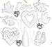 MM WEDDING DAY BUTTONS