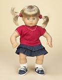 Magenta Top with Ruffled Denim Skirt. COMPLETE Outfit with Shoes! Fits 15