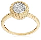 41AjbroinIL. SL160  10k Yellow Gold Rope Diamond Ring